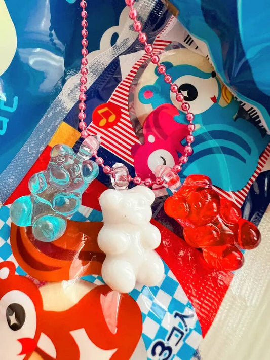 Pop Cutie Gummy Bear Charm Necklace | Patriotic