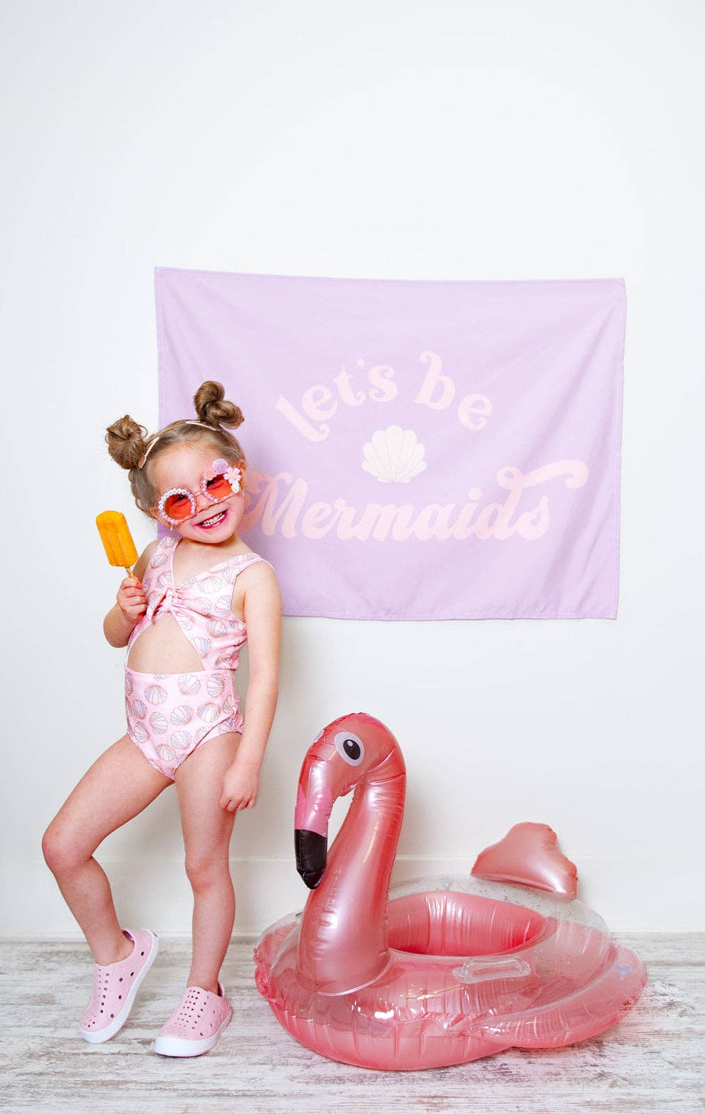 {Purple} Let's Be Mermaids Banner