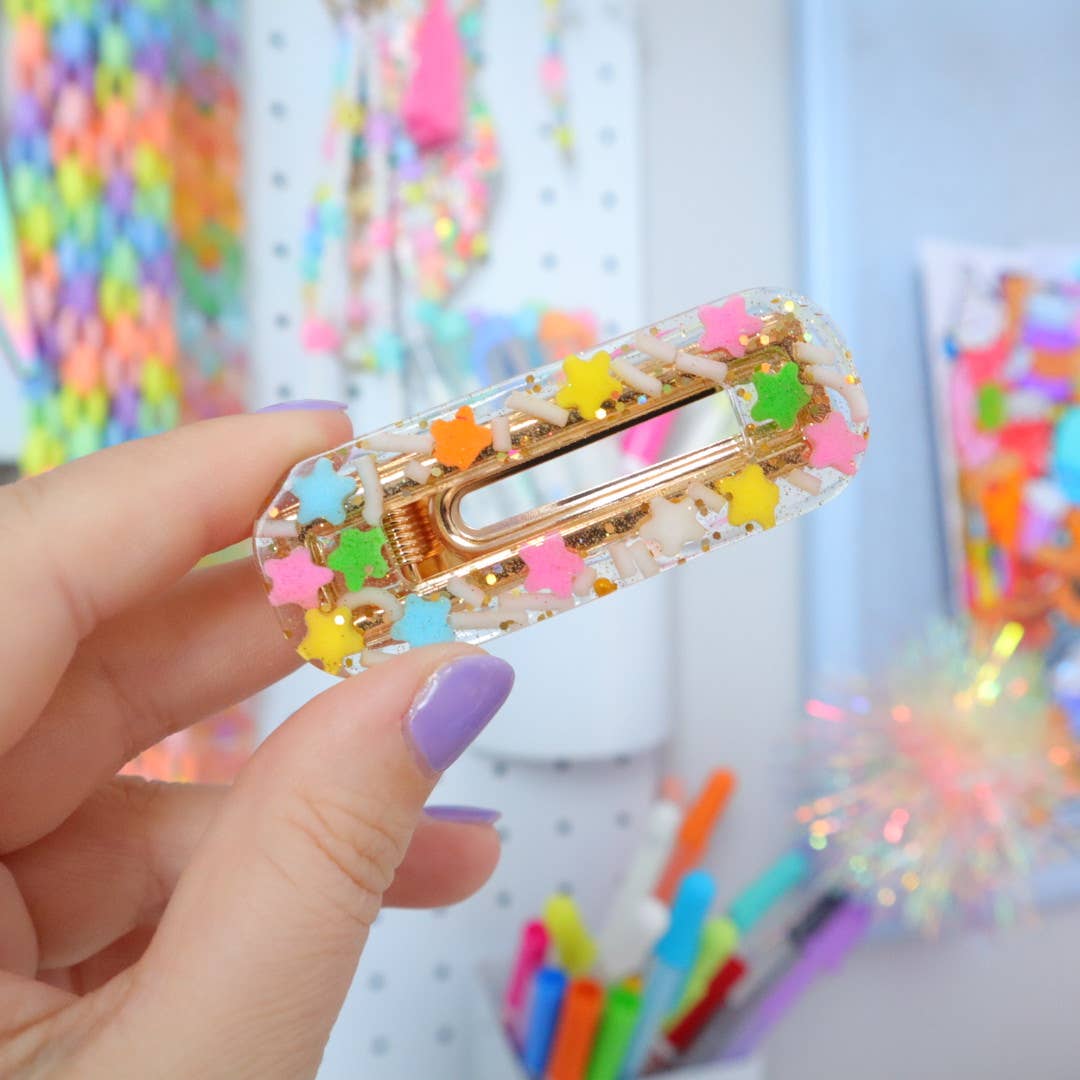 Magic Wand Resin Hair Clips