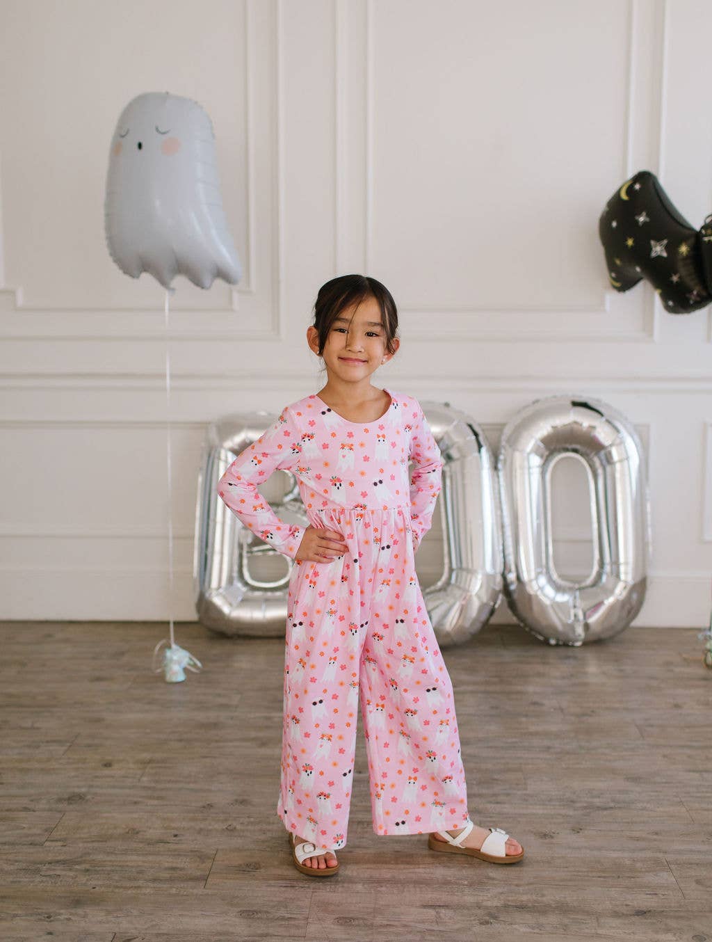 Floral Ghost Romper