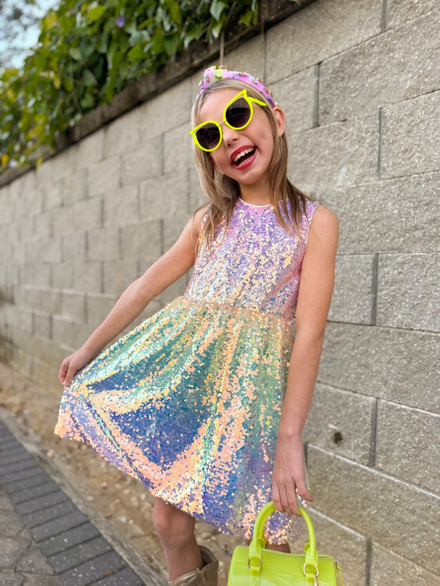 Ombre Sequin Dress