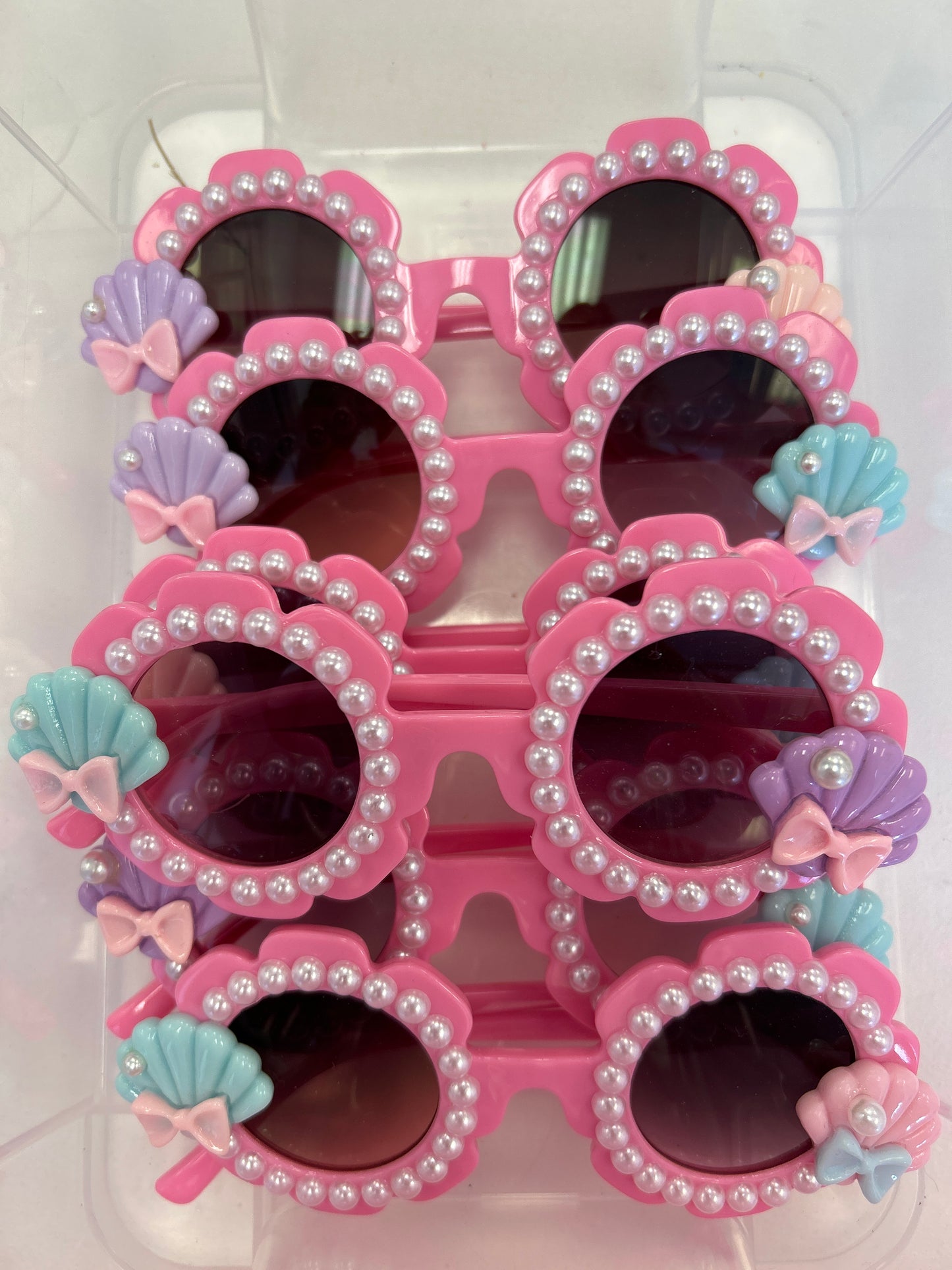 FancyFunFetti Seashell Sunglasses