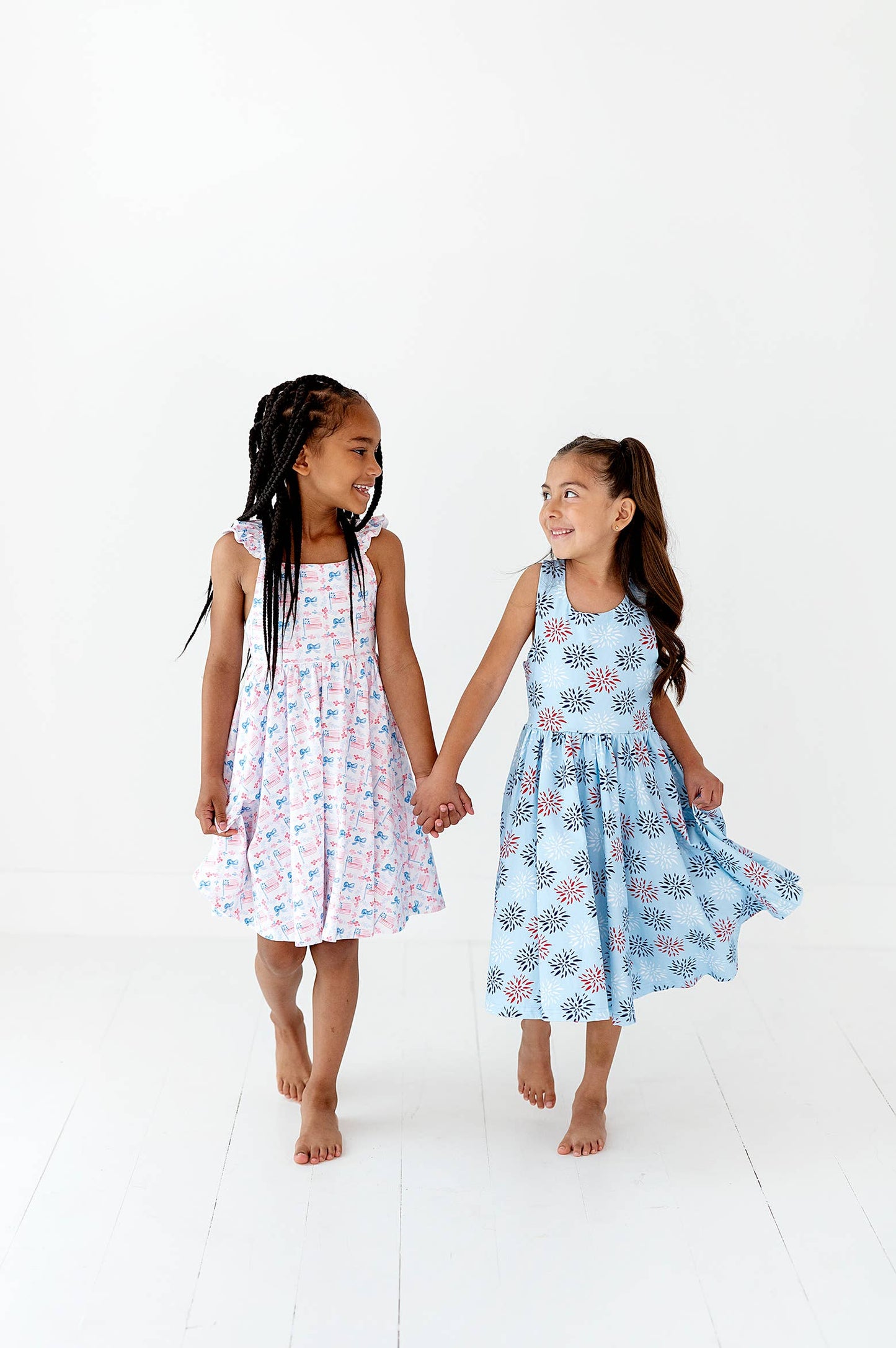 Charlotte Dress in Firework | Pocket Twirl Dress | July 4th