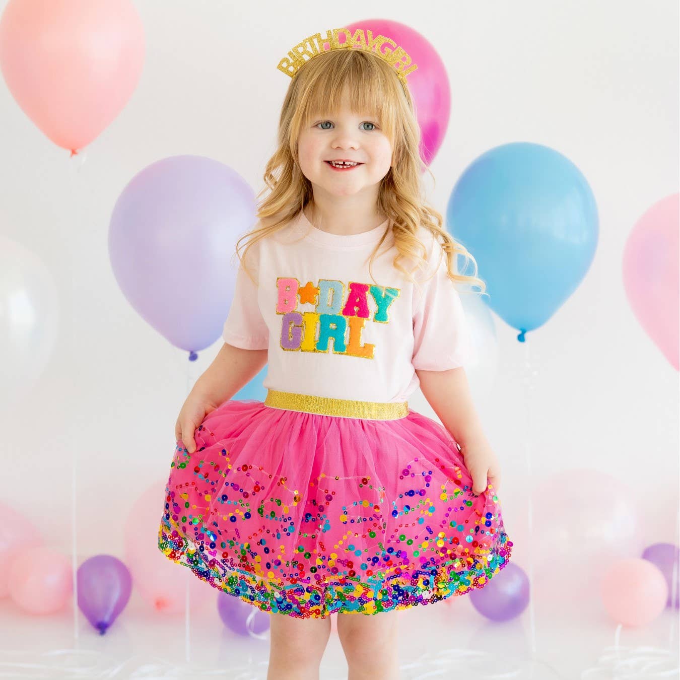 Birthday Girl Patch Shirt