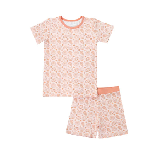 Shell-abrate Kids Short Bamboo Pajama Set