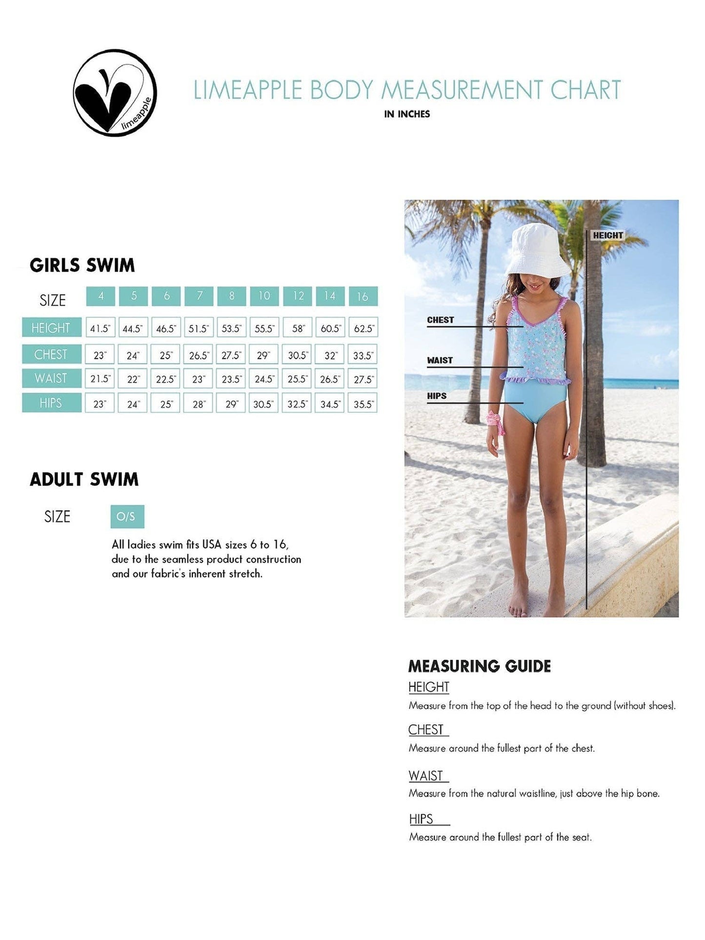 Girls Smocked two piece printed Swimsuit