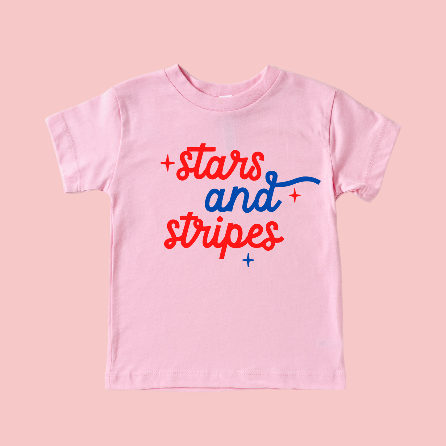Stars and Stripes Toddler and Youth 4th of July Shirt
