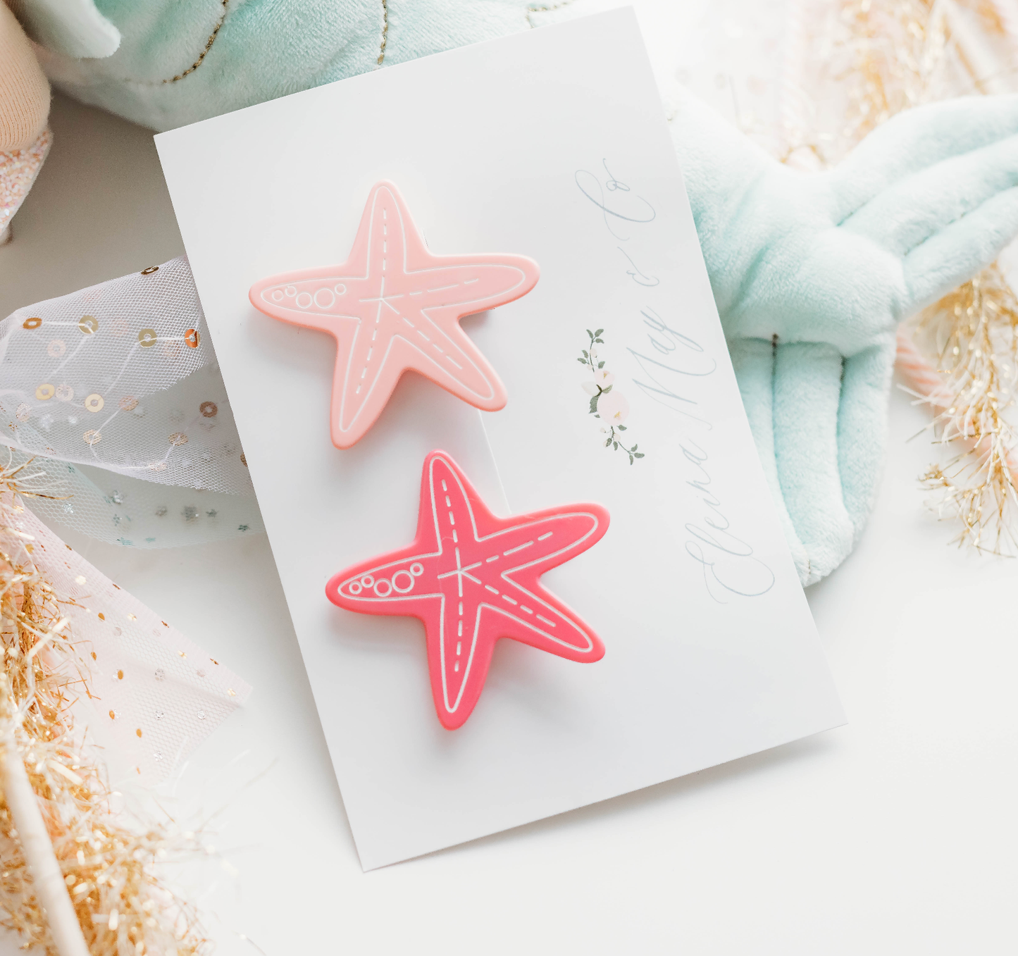 Starfish Hair Clip - Candy