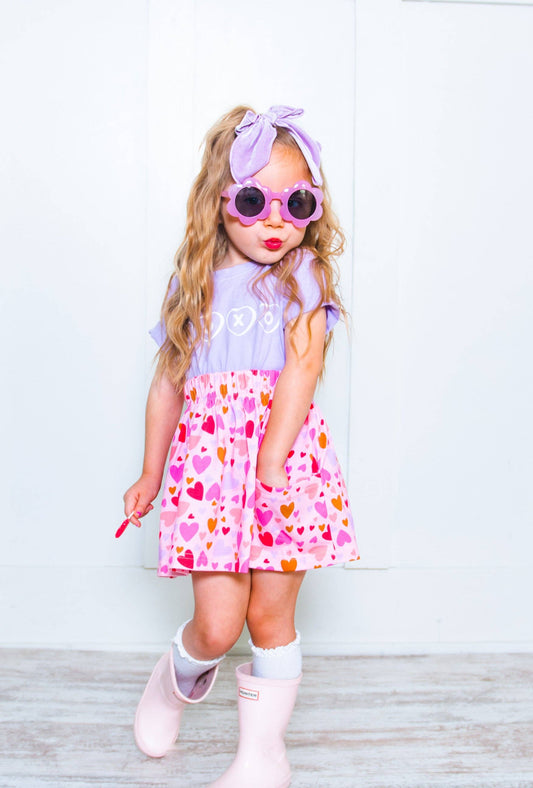 Valentine's Girls Pocket Skirt