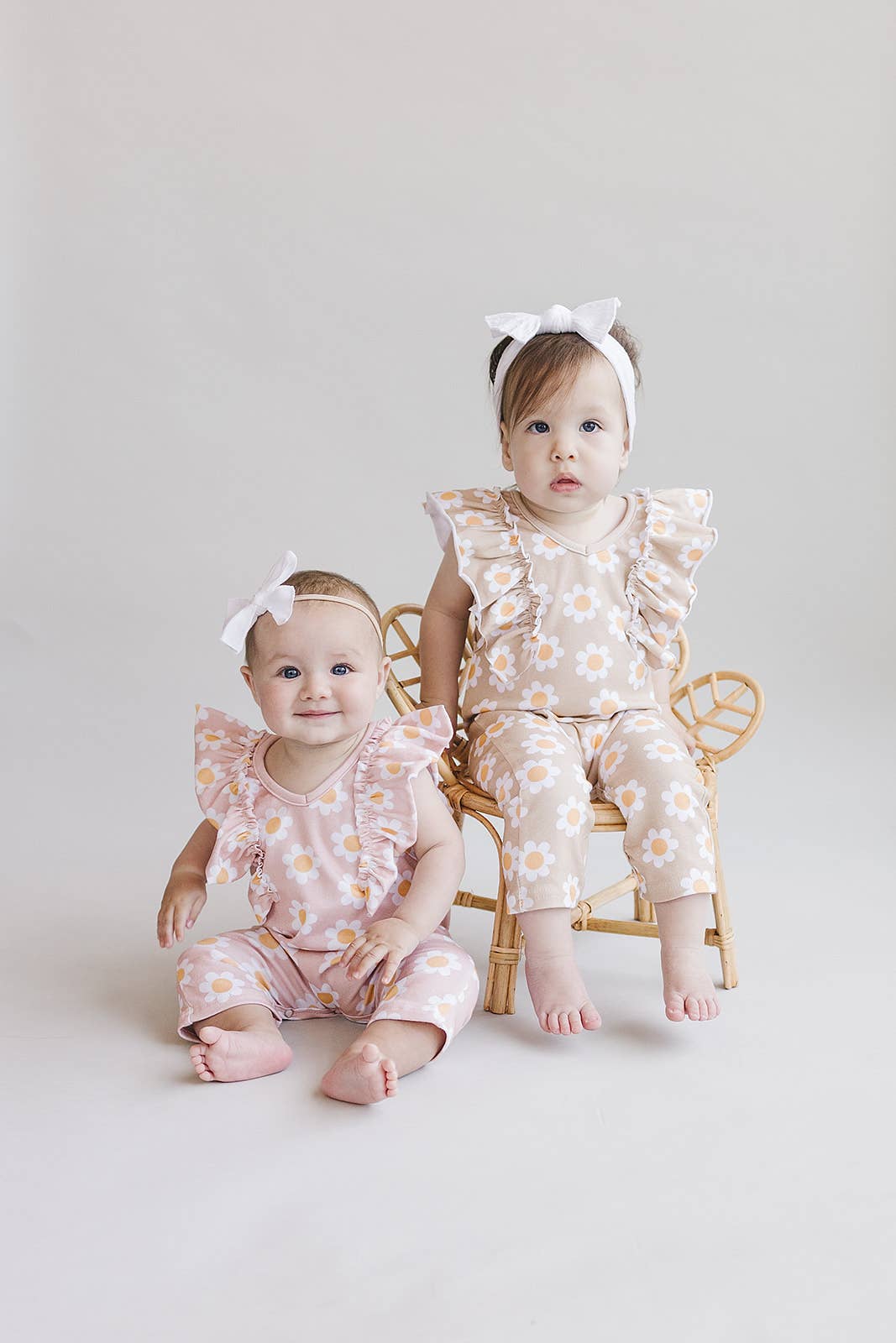 Daisy Flutter Jumpsuit | Latte
