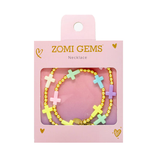 Cross Bead Necklace