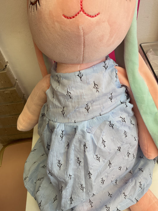 Flower skirt couple rabbit doll plush large