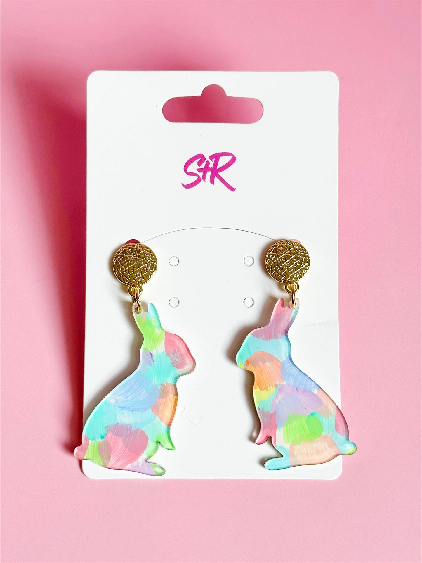 Spring Art Bunny Dangle