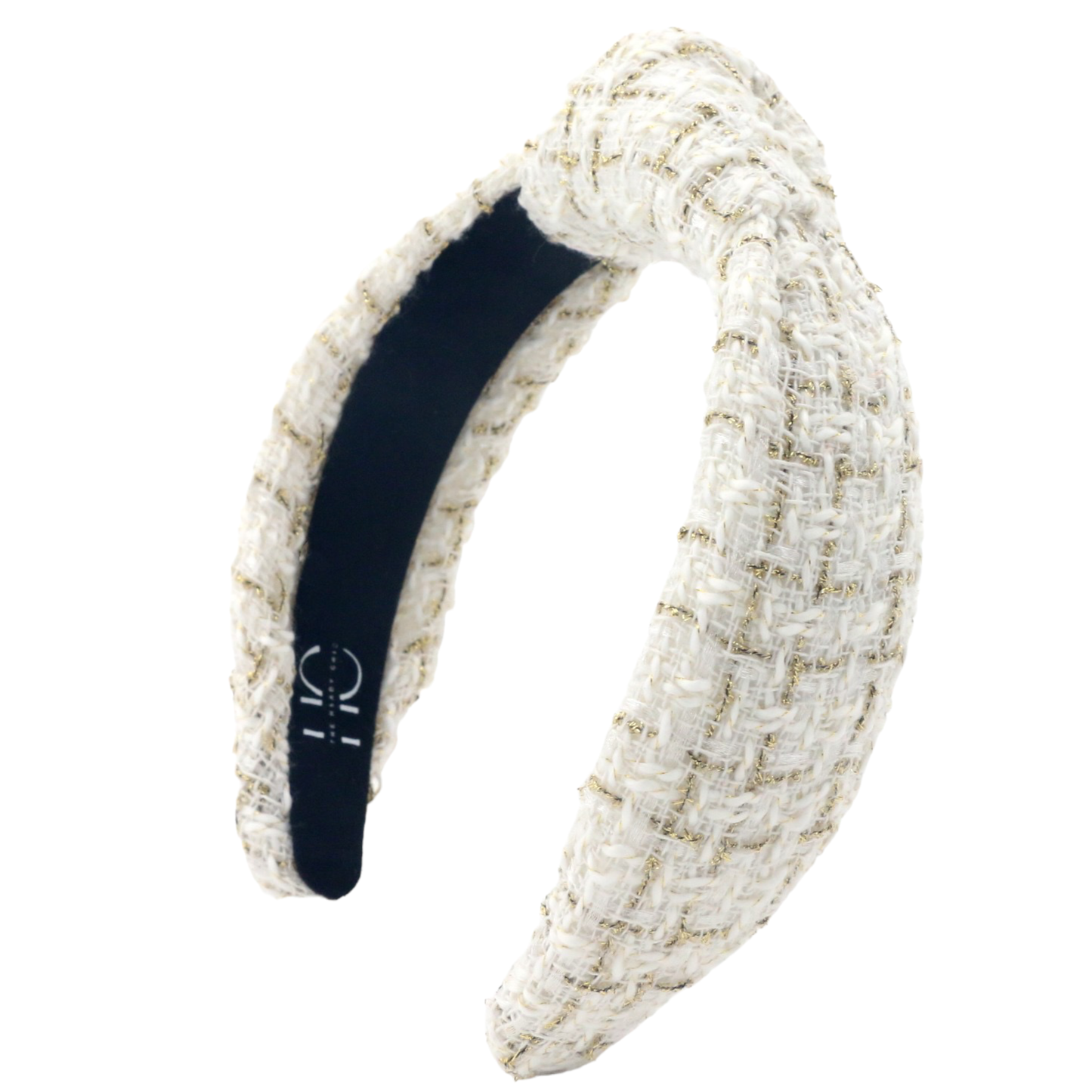 Kid and Tween Ivory Tweed Knotted Headband