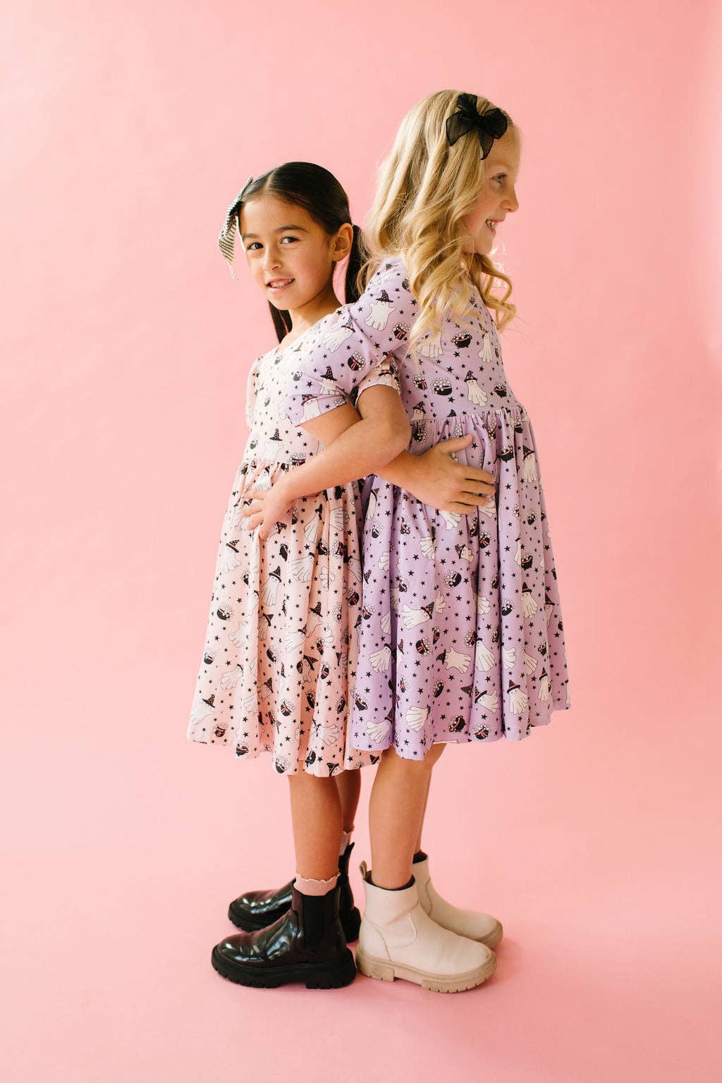 Puff Dress in Pink Cauldron Preorder