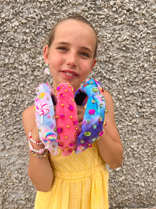 Candyland Headband | Embellished Knot Headbans