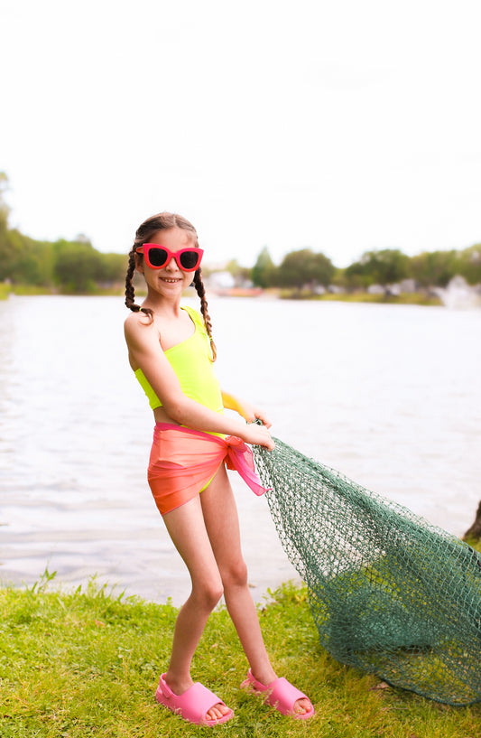 Girls Wrap Swimsuit Coverup