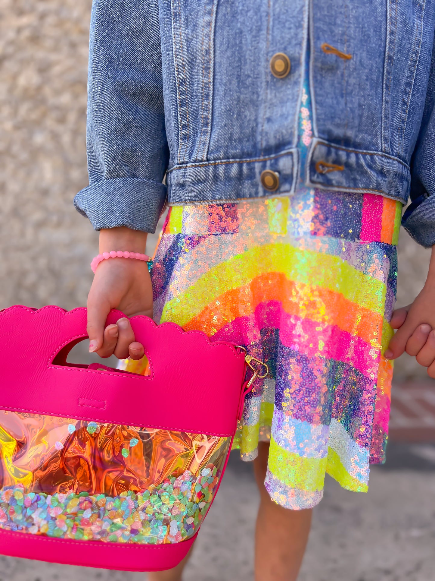 Mermaid Confetti Tote Bag