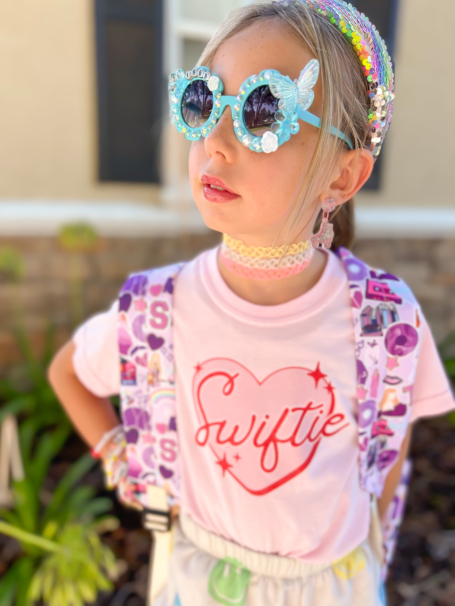Kind Kids Club Swiftie Pink Shirt