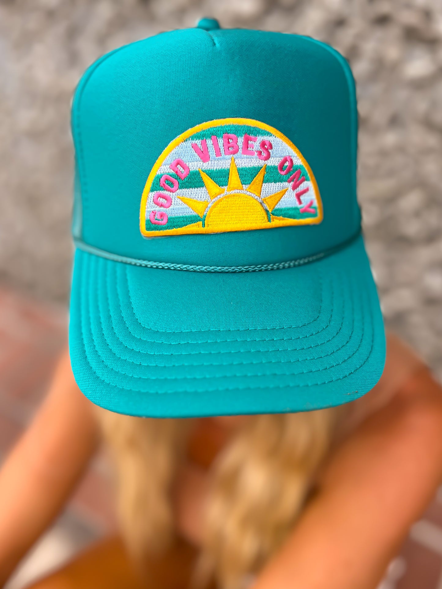 Good Vibes Only Patch Foam Trucker Hat