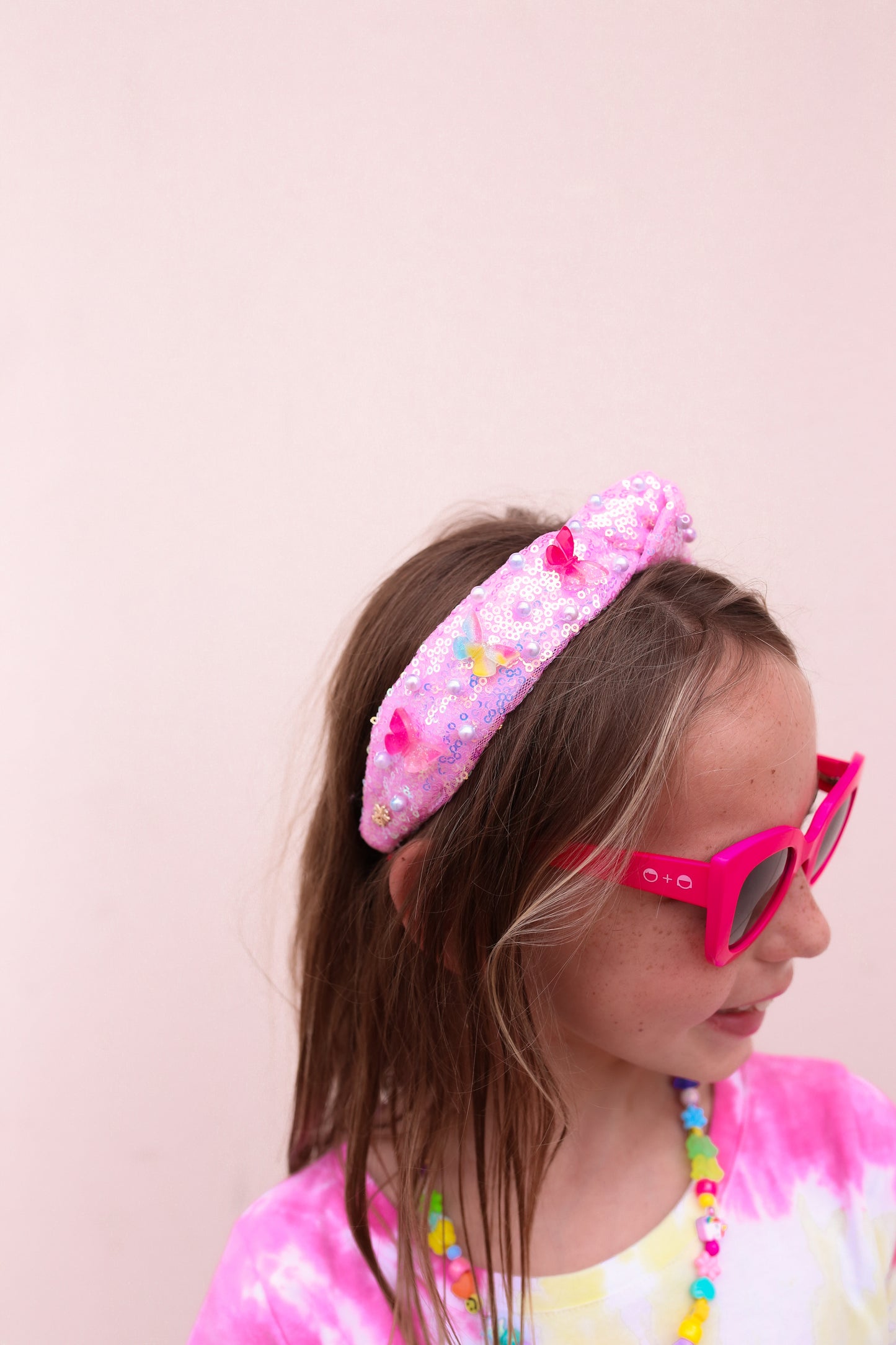 Butterfly Charm Sequins Headband