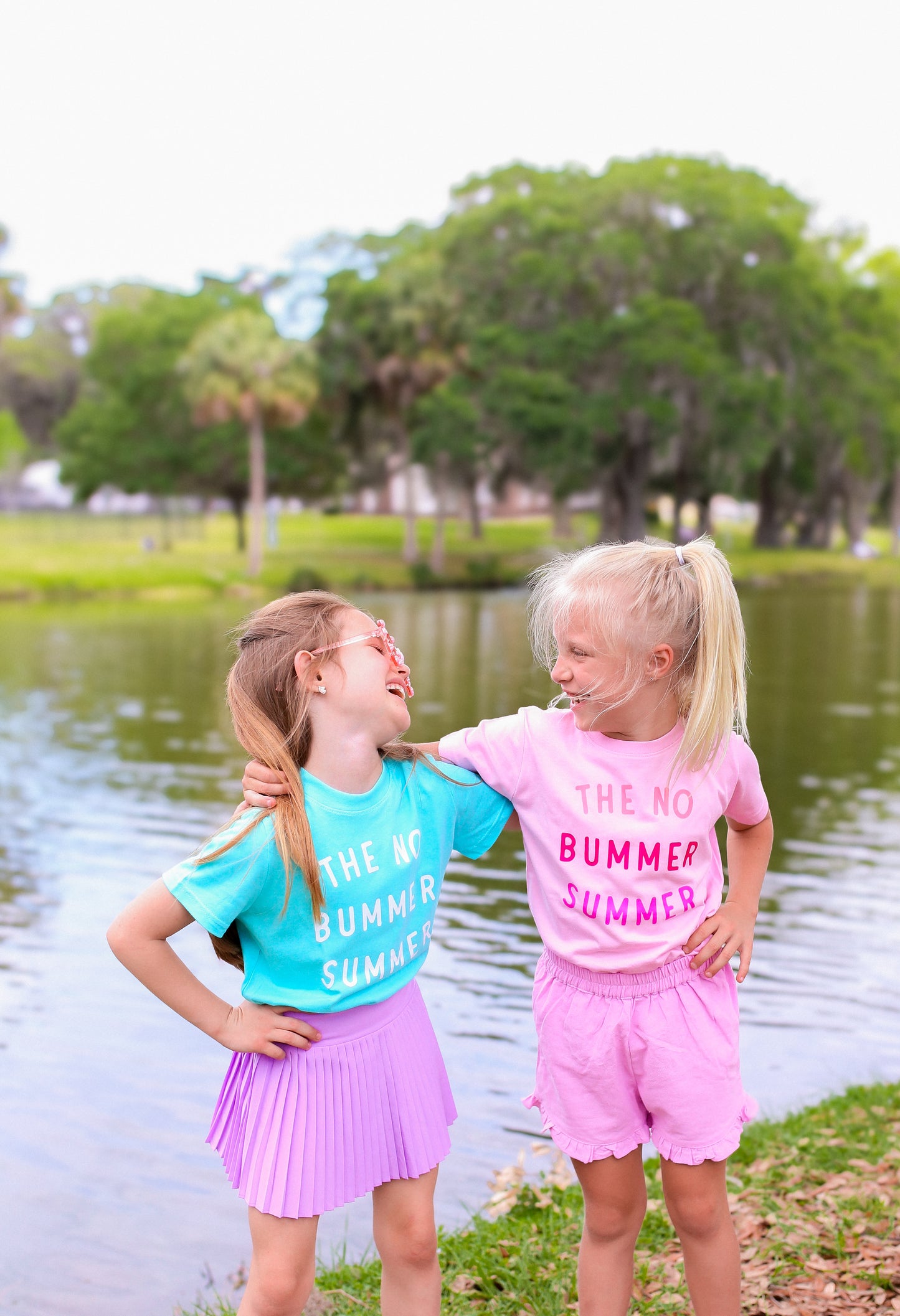 Caribbean BLUE No Bummer Summer Tee