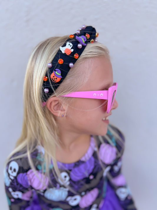 Kid Halloween Knotted Headband