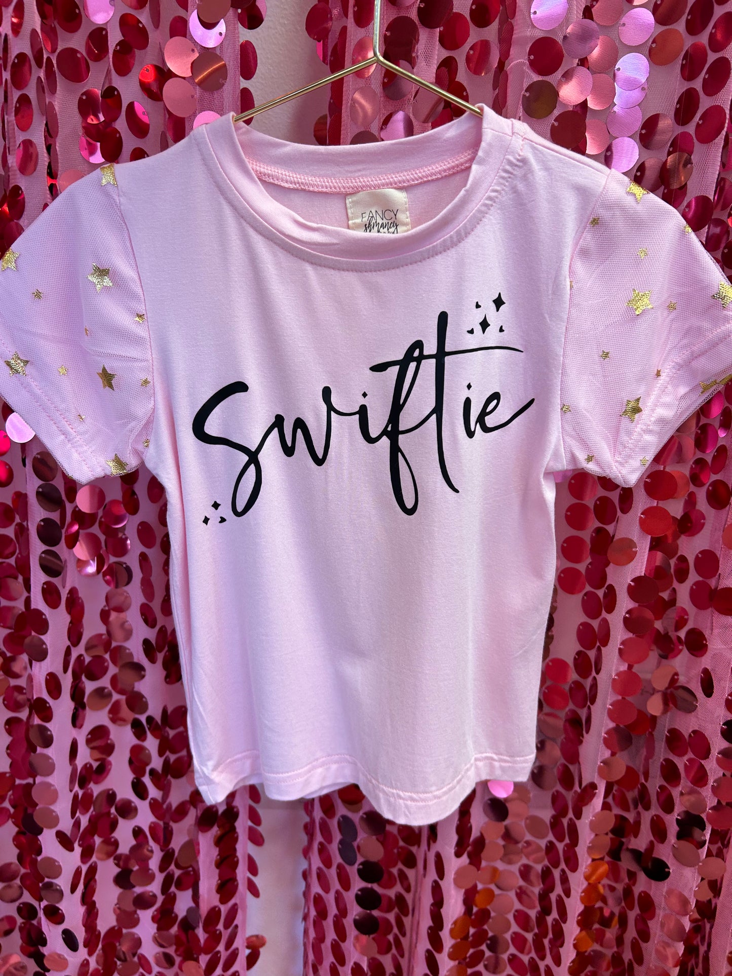 Fancy Shmancy Swiftie Tee Pink