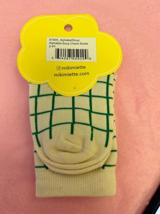 Ankle socks alphabet Soup
