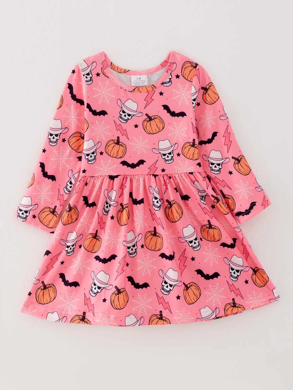 Little Trends Cowboy Skeleton Dress