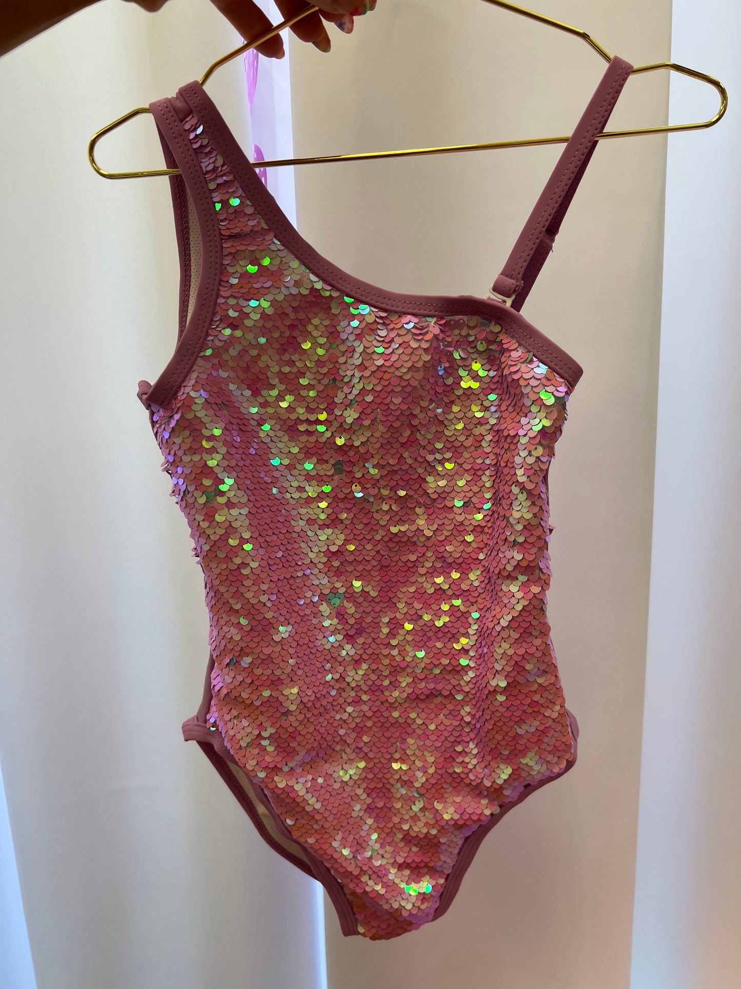 Three Wildflower Designs Sequin Bathing Suit