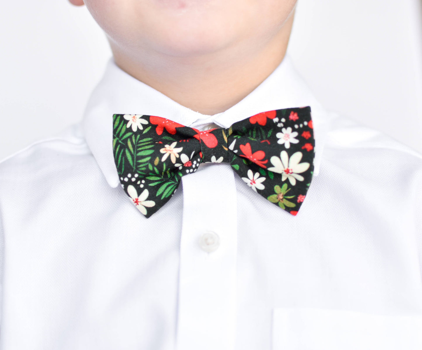 Christmas Bow Tie for Boys, Adjustable, Holiday Accessories