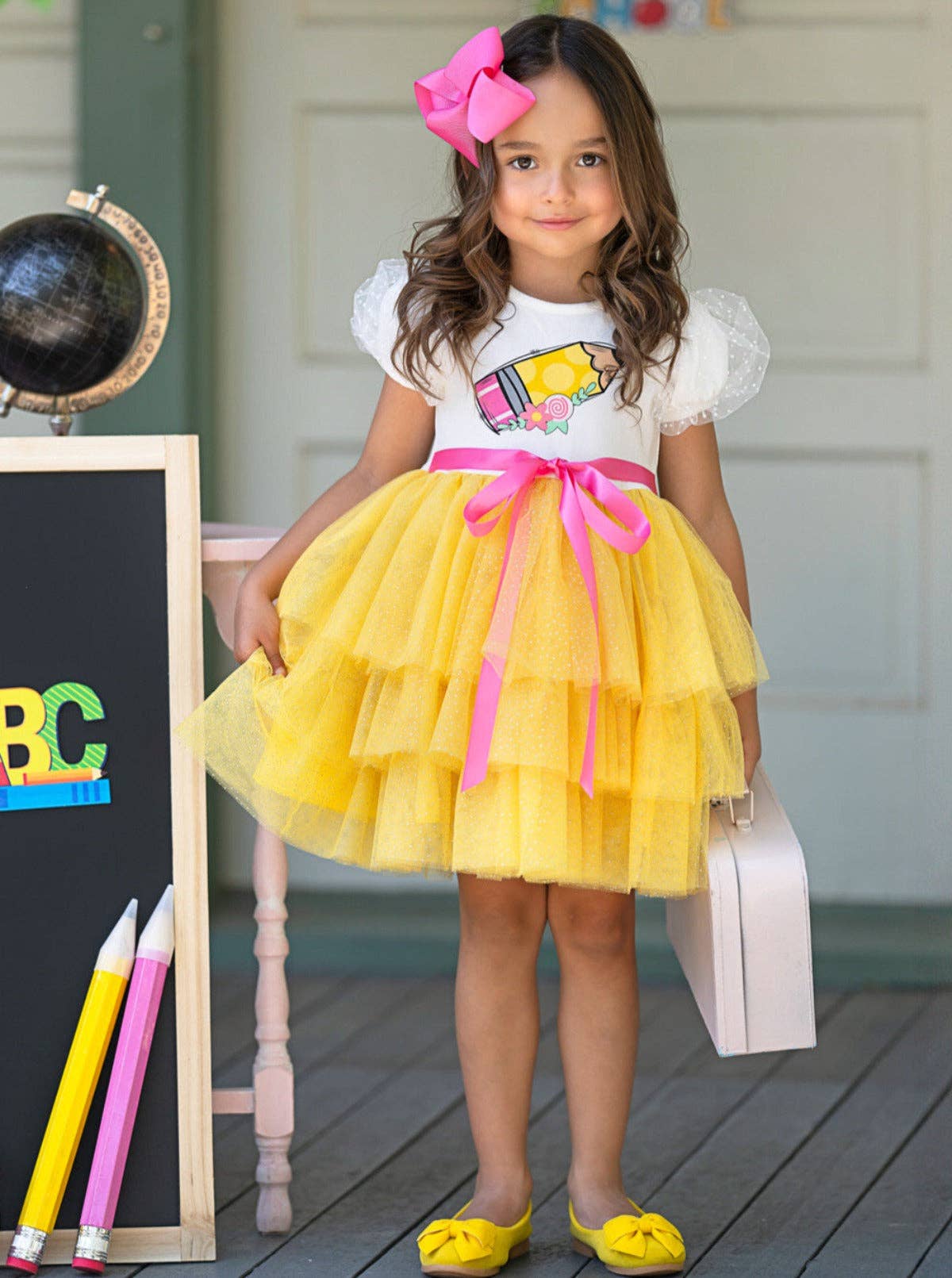 Pencil Ballerina Layered Tutu Dress