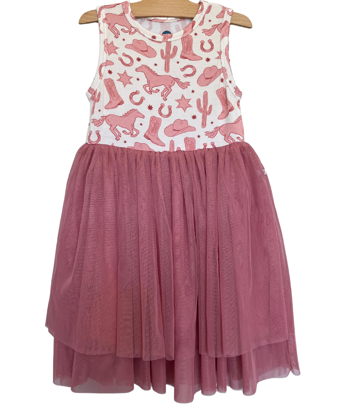 Kids Bamboo Tulle Tutu Dress - Dixie Western