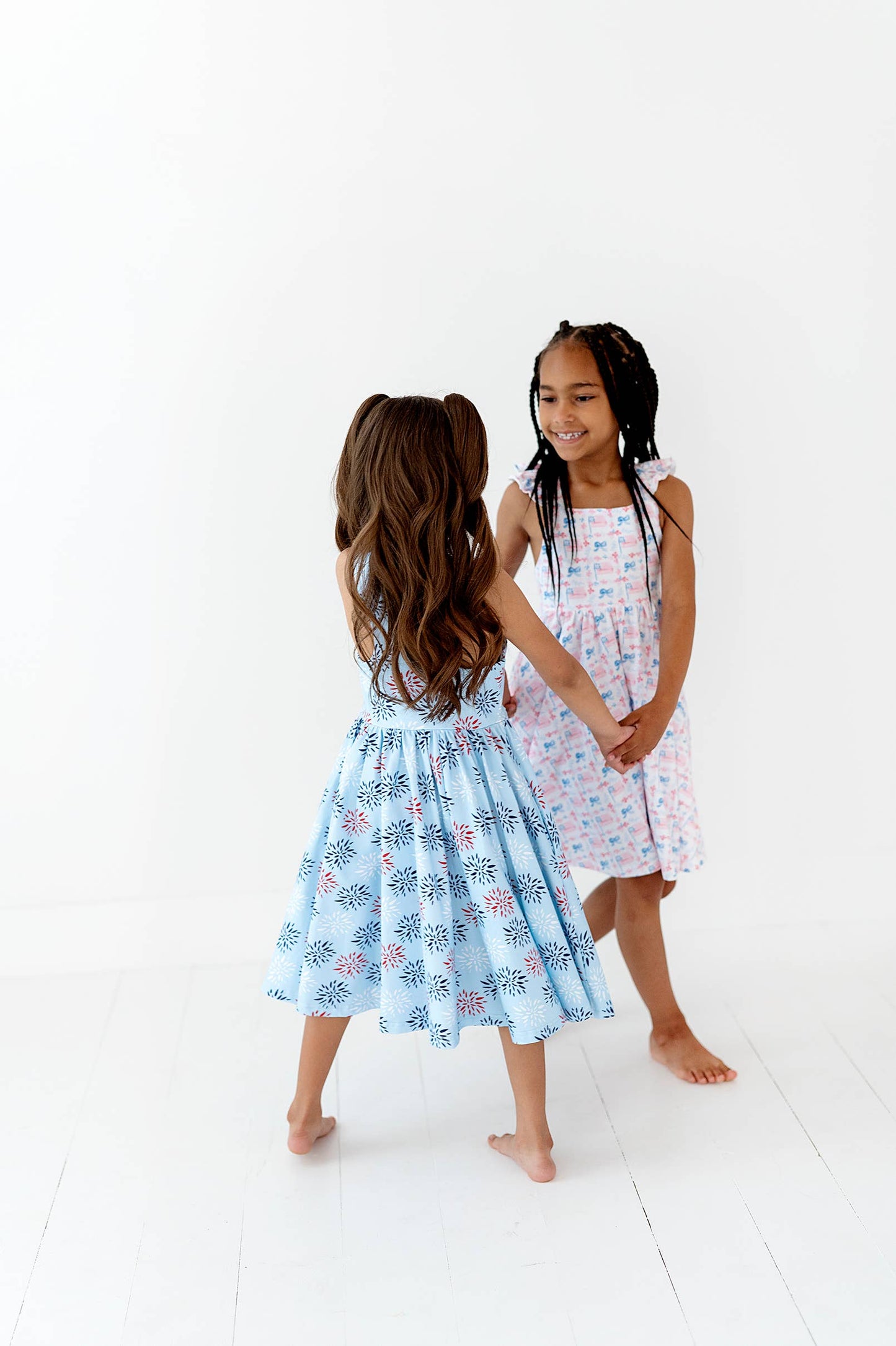 Charlotte Dress in Firework | Pocket Twirl Dress | July 4th