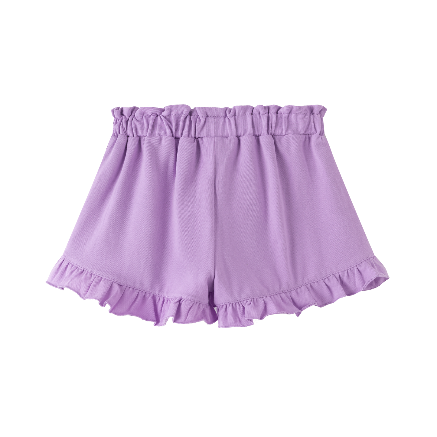 Girls' plain short with frill