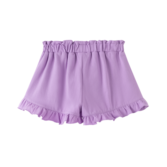 Girls' plain short with frill