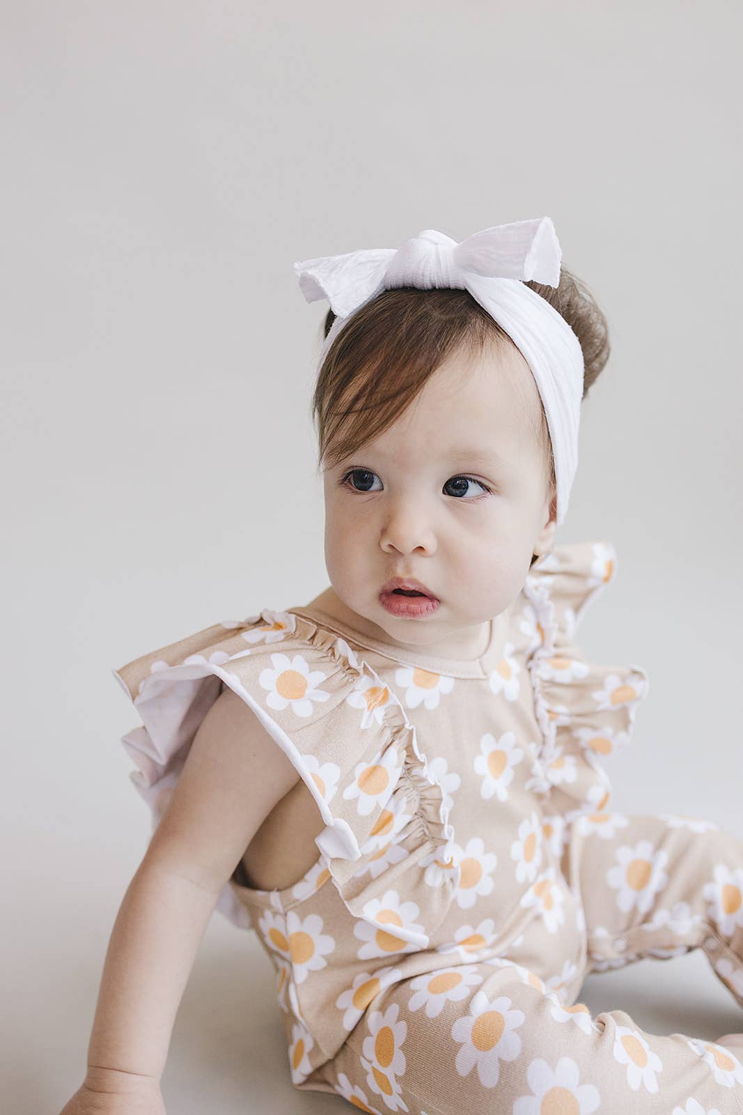 Daisy Flutter Jumpsuit | Latte