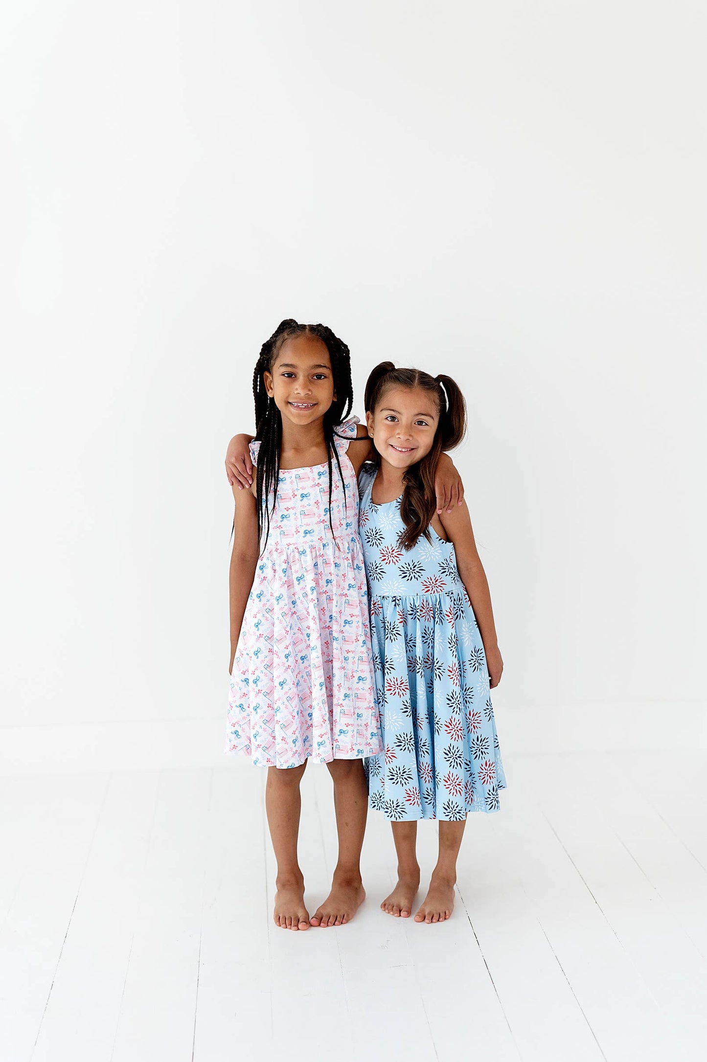 Charlotte Dress in Firework | Pocket Twirl Dress | July 4th