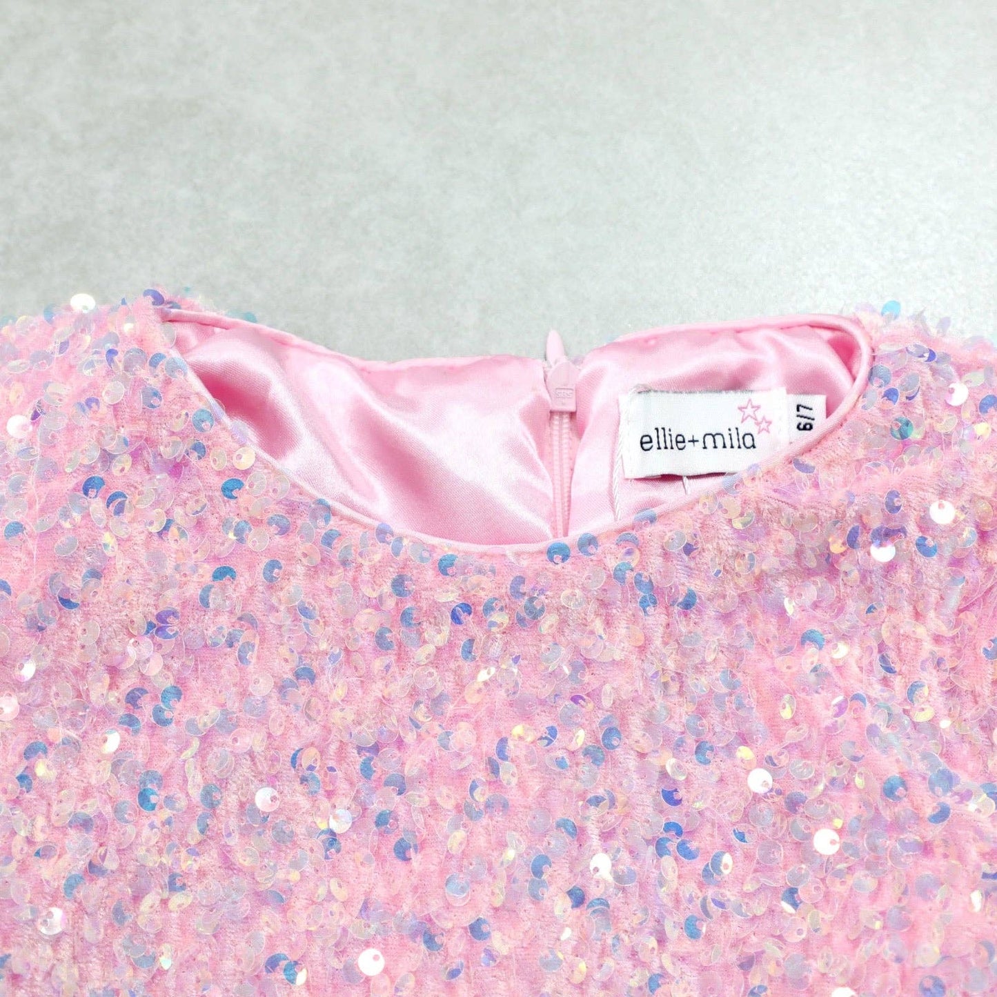 Pink Sequin Dress