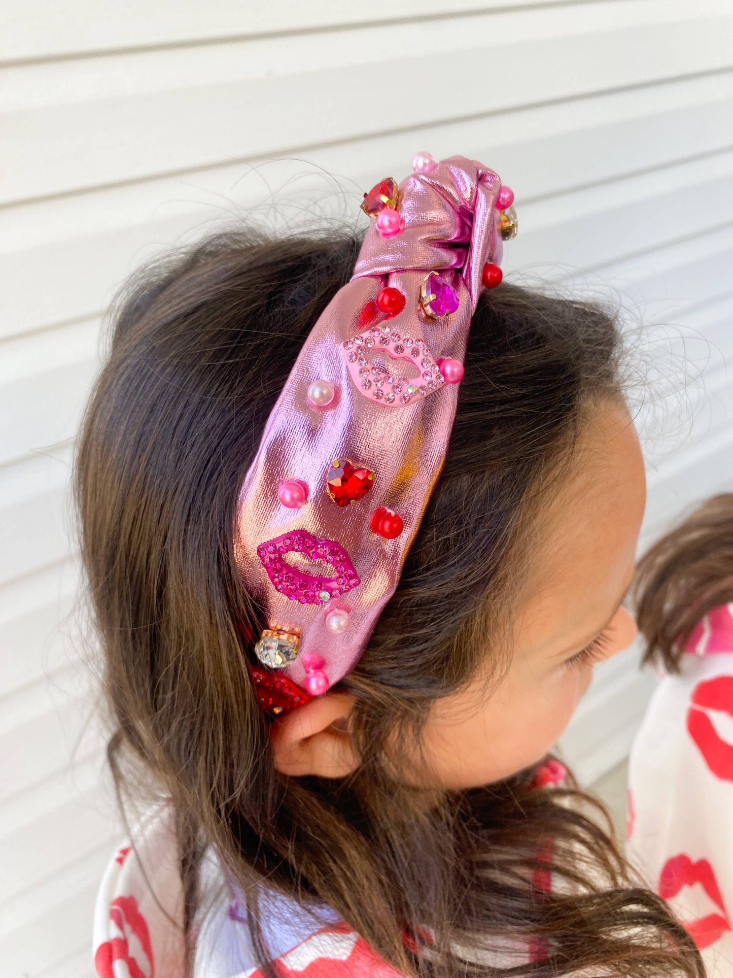 Lips Charm Knot Headband