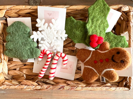 Holly Felt Shape Hair Clip