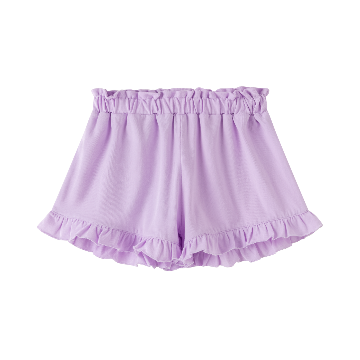 Girls' plain short with frill