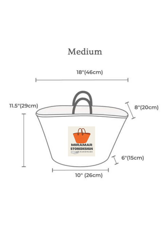 FLORIDA STRAW BASKET, BEACH BAG, SHOPPING BAG