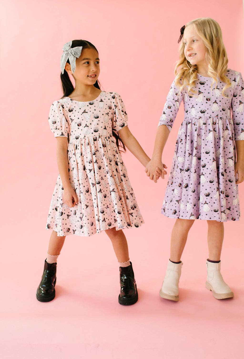 Puff Dress in Pink Cauldron Preorder