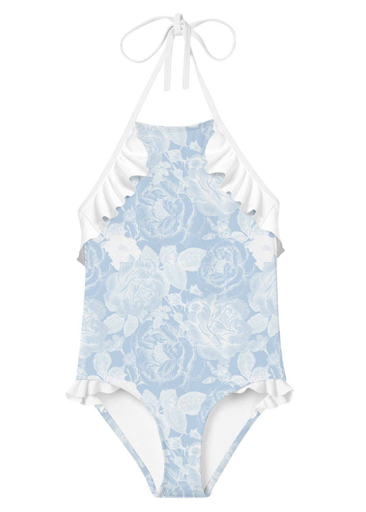 Rose Ruffle Swimsuit