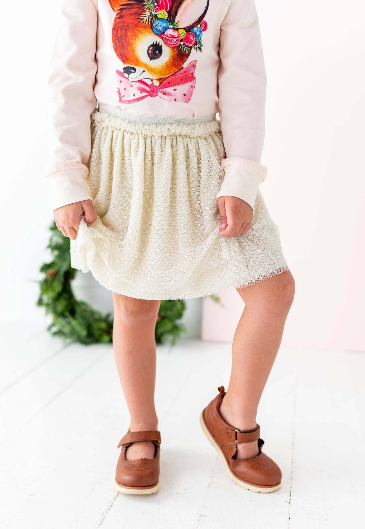Cream | Dottie Tulle Skort