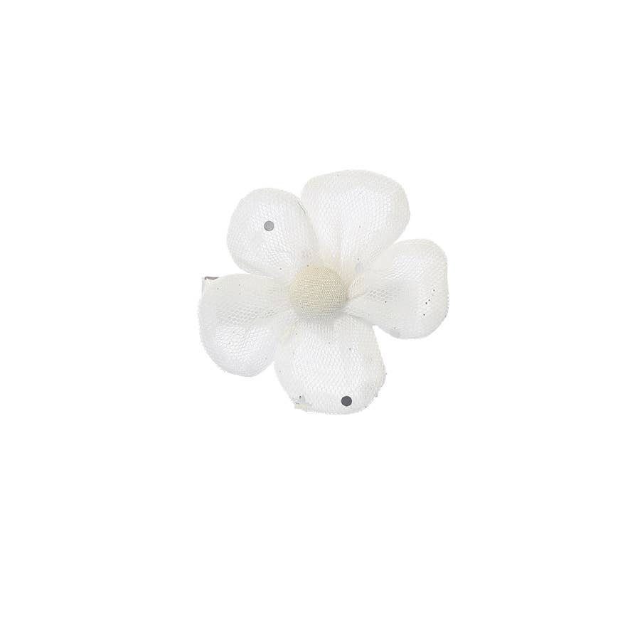 Tulle Daisy Hair Clip