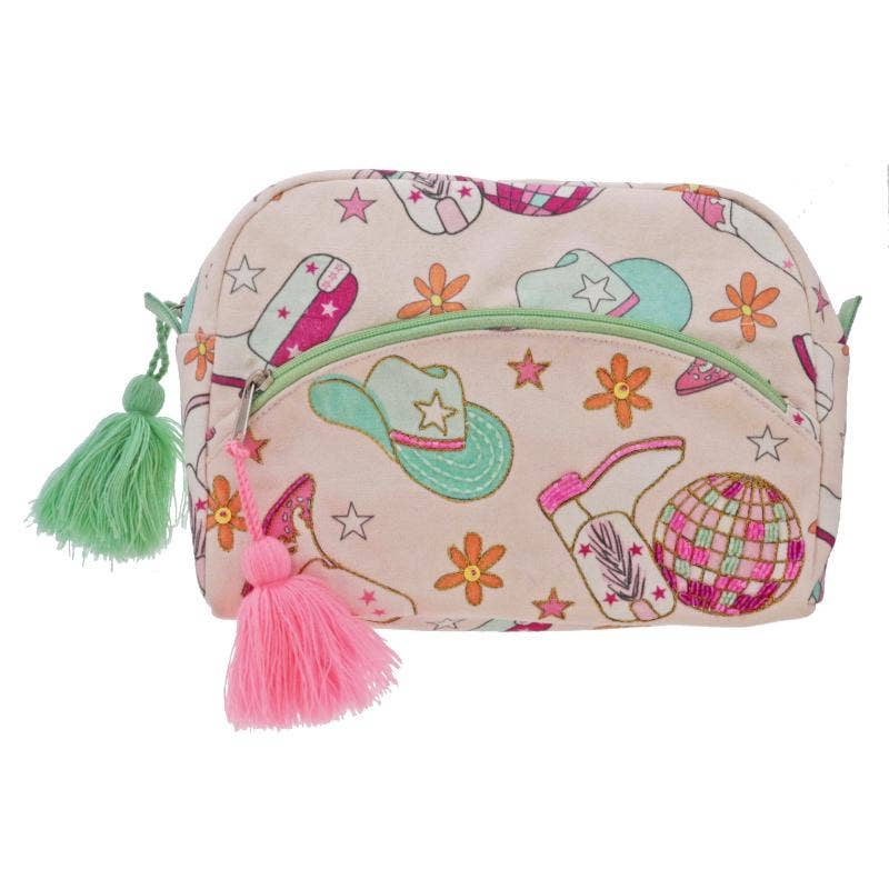 Howdy Cowgirl! Large Zipper Pouch
