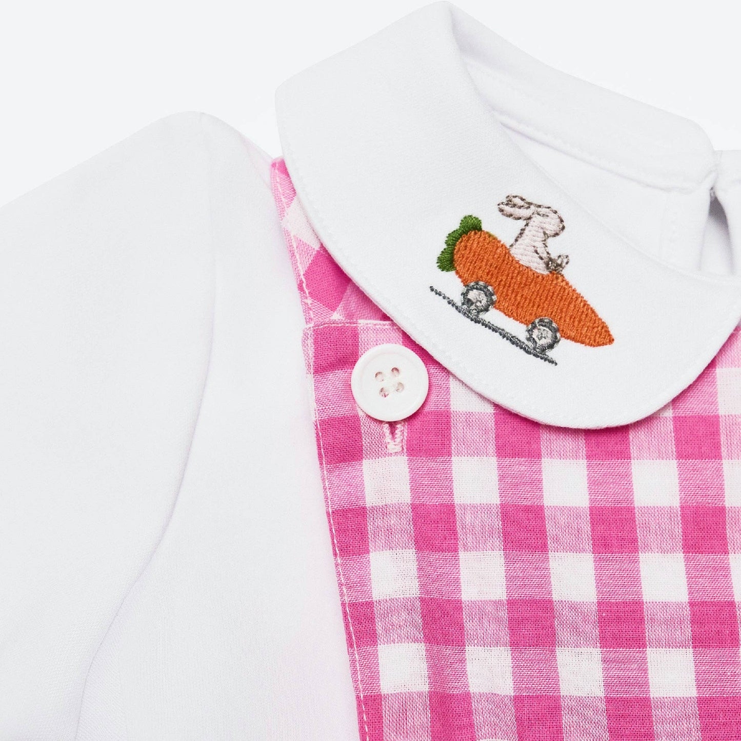 Brinkley Bubble in Cotton Candy Pink Gingham